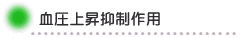 血圧上昇抑制作用