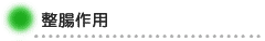 整腸作用